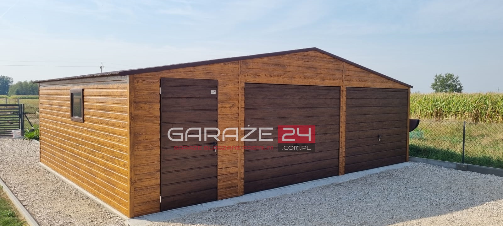 Garaż dwustanowiskowy z zapleczem gospodarczym